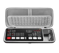 GEEKRIA Funda rígida de transporte de viaje, bolsa protectora de EVA compatible con Blackmagic Design ATEM Mini Pro (gris oscuro), gris oscuro