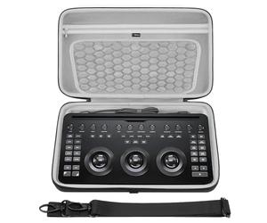 Geekria Funda rígida de transporte de viaje, bolsa protectora de EVA compatible con Blackmagic Design Davinci Resolve Micro Color Panel (gris oscuro)