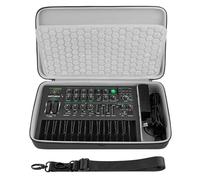 GEEKRIA Funda rígida de viaje compatible con Arturia MicroBrute UFO/MicroFreak, bolsa de transporte para sintetizador de audio (gris oscuro)