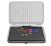 Geekria Funda rígida de viaje compatible con Corsair NOVABLADE PRO, bolsa de transporte para controlador de arcade (gris oscuro)