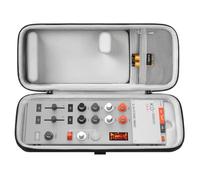 Geekria Funda rígida de Viaje Compatible con Teenage Engineering EP-136, Bolsa de Transporte para Mezclador de Audio (Gris Oscuro)