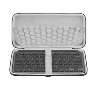 GEEKRIA Funda rígida para Teclado, Compatible con Logitech MX Keys Mini Teclado Iluminado inalámbrico avanzado Bolsa de Transporte de Viaje (Gris)