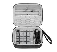 GEEKRIA Funda rígida para Teclado numérico, Compatible con Keychron K0 MAX, Bolsa portátil para Panel numérico (Gris Oscuro)