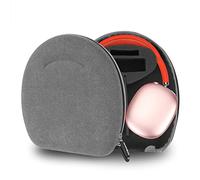 Geekria Funda UltraShell de Compatible con Auriculares AirPods MAX,hará Que los Auriculares entren en Modo de suspensión de inmediato,Bolsa de Transporte de Viaje con Almacenamiento de Cables(Gris)