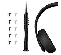 Geekria Juego de 10 Tornillos de Repuesto para Auriculares Studio 3.0 inalámbricos, Studio 2.0, Studio 1.0, Studio 1.0, con 10 Tornillos de Repuesto y Kit de Herramientas de Destornillador