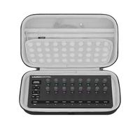GEEKRIA Maletín de Viaje de Carcasa rígida Compatible con Novation Launch Control 3, Bolsa de Transporte para Mezclador de Audio (Gris Oscuro)