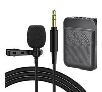 GEEKRIA micrófono de Solapa, micrófono de Condensador omnidireccional con Clip para cámara DSLR, cámara de acción, GoPro, Amplificador de Voz, Podcast, Youtube, TikTok, 3,5 mm, 120 cm, sin baterías