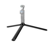Geekria Mini trípode de metal para cámara de acción, soporte de mesa de escritorio compacto, portátil de viaje, compatible con DJI Osmo Pocket 3, cámara Action 5 Pro (grande/negro)