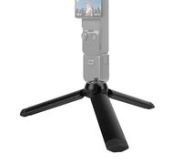 Geekria Mini trípode de metal para cámara de acción, soporte de mesa de escritorio compacto, portátil de viaje, compatible con DJI Osmo Pocket 3, cámara Action 5 Pro (pequeño/negro)