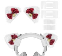 Geekria NOVA - Diadema espaciadora para auriculares + accesorio de orejas de gato compatible con auriculares Razer, JBL, Plantronics, Sennheiser, Logitech, Hyperx, Corsair, fácil instalación (blanco)