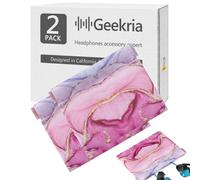 Geekria NOVA - Funda de bolsillo para auriculares, monedas, organizador de auriculares intraurales, bolsa protectora universal para auriculares, almacenamiento a presión, soporte para cambio de