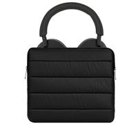 Geekria NOVA - Funda hinchada para auriculares compatible con Sony WH-1000XM5, Logitech G PRO X 2, Apple AirPods Max, bolsa de transporte protectora de viaje con protección de borde (negro)