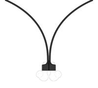 GEEKRIA Pack de 2 Correa Magnética Antipérdida compatible con Soundcore de Anker Liberty 4 Pro, P30i, Liberty 4 NC, cordón de silicona suave para audífonos (Negro)