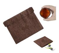 Geekria para Bolsa a presión Auriculares/Bolsa Protectora Universal para Auriculares/Funda de Bolsillo para Auriculares/Monedero para Cambio/Bolsa de Viaje portátil (marrón)…