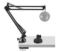Geekria para Creadores Brazo de micrófono compatible con Blue Yeti, Yeti X, Yeti Pro, Snowball ICE, G Yeti GX, brazo boom con adaptador de brida para mesa, soporte de suspensión, soporte de escritorio
