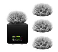 Geekria para Creadores Esponjoso Protector Peludo Compatible con Rode Wireless GO Gen 3 III, GO 2, Pro, ME Mic DeadCat, Funda contra Viento, reducción del Ruido (Gris / 4 Unidades)
