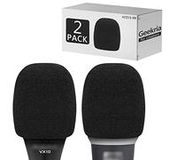 Geekria para Creadores: Filtro antiviento de Espuma para micrófonos de 1.6'' de diámetro, Funda antipop de Espuma, Mic Wind Cover, Esponja Filtro Compatible con Bietrun WXM09, Behringer XM8500