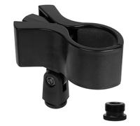 GEEKRIA para Creadores Soporte Universal de Pinza para micrófono, Montaje Ajustable con Adaptador roscado de 5/8" Macho a 3/8" Hembra, Compatible con Audio-Technica AT2020, Shure SM58S (Negro)