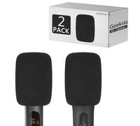 Geekria Parabrisas de espuma para Creators compatible con el sistema de dos micrófonos inalámbricos JBL y parabrisas antipop para micrófono inalámbrico JBL PartyBox, cubierta de viento, filtro de