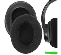 Geekria PRO Almohadillas de repuesto de tela de malla extra gruesa compatibles con auriculares Sony WH-CH700N, WH-CH710N, WH-CH720N, almohadillas para los oídos (negro)
