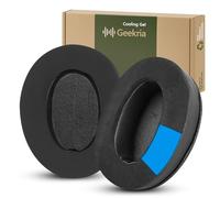 Geekria Pro Almohadillas de Repuesto Extra Gruesas con Gel refrigerante para Logitech GPro/GProX/G433/G233/GProX2, Cojines para Oreja, Piezas de reparación (Negro)