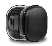 Geekria ProShell Funda Compatible con Skullcandy Crusher EVO, Crusher ANC, Hesh 3 para Auriculares Plegables sobre la Oreja, Bolsa Transporte Protectora Repuesto con Almacenamiento de Cable (Negro)