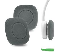 Geekria QuickFit - Almohadillas de espuma de repuesto para auriculares Logitech H150 H151 H130 H250, piezas de reparación (gris)