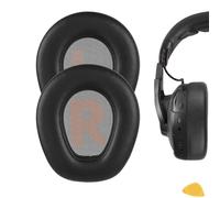 Geekria QuickFit - Almohadillas de repuesto compatibles con auriculares inalámbricos JBL Quantum ONE, almohadillas para los oídos con guía de video (negro)