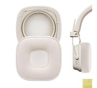 Geekria QuickFit - Almohadillas de repuesto compatibles con auriculares Marshall Major V, piezas de reparación (blanco)