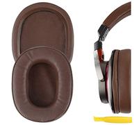 Geekria QuickFit Almohadillas de Repuesto de Cuero con proteína para Auriculares ATH-MSR7 MSR7NC MSR7BK MSR7GM, Piezas de reparación de Almohadillas para Auriculares (marrón)