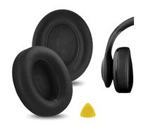 Geekria QuickFit - Almohadillas de repuesto de cuero proteico para auriculares JBL Everest 700, V700BT, piezas de reparación (negro)