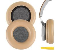Geekria QuickFit - Almohadillas de repuesto de piel proteica para Bang & Olufsen Beoplay H4, H6,H7,H9,H9i,HX,portal auriculares, almohadillas para auriculares, piezas de reparación de copas(caqui)