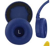 Geekria QuickFit - Almohadillas de repuesto de piel sintética para auriculares JBL Tune 600 (T600BTNC, 600BTNC)/660 (T660NC, 660NC)/670 (T670NC, 670NC), piezas de reparación (azul)
