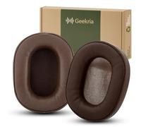Geekria QuickFit Almohadillas de Repuesto para Audio-Technica ATH-MSR7/ MSR7NC/ MSR7BK/ MSR7GM/ MSR7b, Cojines para los oídos con guía de Video (Marrón)