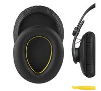 Geekria QuickFit - Almohadillas de repuesto para auriculares AKG K361, K361BT, K371, K371BT, piezas de reparación (negro)