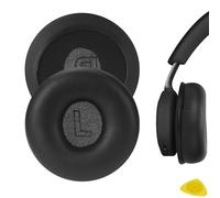 Geekria QuickFit - Almohadillas de repuesto para auriculares Bang & Olufsen Beoplay H8, H8i, piezas de reparación (negro/sin clip de plástico)
