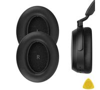 Geekria QuickFit Almohadillas de repuesto para auriculares inalámbricos Sennheiser Momentum 4, piezas de reparación (negro)