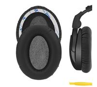 Geekria QuickFit - Almohadillas de repuesto para auriculares Sennheiser HD300 PRO, HMD300 PRO, piezas de reparación (negro)