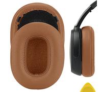 Geekria QuickFit - Almohadillas de repuesto para auriculares Skullcandy Crusher 360, piezas de reparación (marrón)