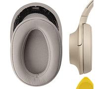 Geekria QuickFit - Almohadillas de repuesto para auriculares Sony MDR-100ABN, WH-H900N, piezas de reparación (dorado)
