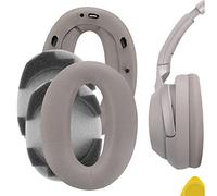 GEEKRIA QuickFit Almohadillas de Repuesto para Auriculares Sony WH-1000XM2,MDR-1000X,Almohadillas para Auriculares, Piezas de reparación de Cubiertas para Auriculares(Oro champán+algodón Aislante)