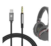 GEEKRIA QuickFit Apollo USB-C Digital to Cable de audio Compatible con Sony WH-1000XM5 1000XM4 CH700N MDR-XB950BT XB950N1 Auriculares, Tipo-C Cable for Pixel 6/5/4a, S20+, Note 10/20 (1.2m)