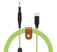 Geekria QuickFit Cable de Audio con micrófono de Repuesto para Auriculares AKG K450 K451 K452 Q460 K480, Cable estéreo de 3,5 mm con micrófono y Control de Volumen