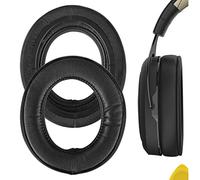 Geekria QuickFit Cuero proteico Reemplazo Almohadillas para Corsair HS70 Pro, HS60 Pro, HS50 Pro Almohadillas para Auriculares, Piezas de reparación de Almohadillas para Auriculares (Negro)