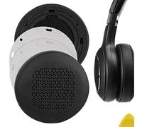 Geekria QuickFit Protein-Almohadillas de Repuesto de Piel para JBL Duet BT,Duet Bluetooth inalámbricas en la Oreja, Almohadillas para Auriculares, Piezas de reparación de Vasos para los oídos (Negro)