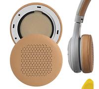 Geekria QuickFit Protein - Almohadillas de Repuesto de Piel para JBL Duet BT, Duet Bluetooth inalámbricas en la Oreja, Almohadillas para los oídos, Piezas de reparación (Caqui)