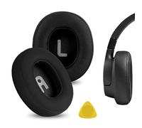Geekria QuickFit Protein-Almohadillas de Repuesto de Piel para JBL Tune 700BT,750BTNC inalámbricas para Auriculares sobre la Oreja,Almohadillas para Auriculares,Piezas de reparación de Tazas (Negro)