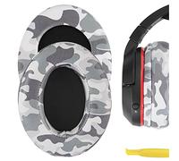 Geekria QuickFit Protein - Almohadillas de Repuesto de Piel para Turtle Beach Stealth 400 500 x 700 x 420X Ear Force XO Siete XP500 PX5 PX4 X42para Auriculares,Almohadillas para los oídos(Camuflaje)