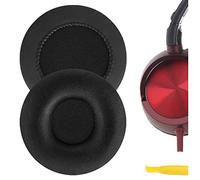 Geekria QuickFit Protein Leather Almohadillas para Auriculares Senheiser PC330, Almohadillas de Repuesto/Almohadillas para los oídos/Cubierta para los oídos para Auriculares (Negro)