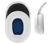Geekria QuickFit Protein Leather Almohadillas para Auriculares Skull.Candy Venue inalámbricos ANC de Repuesto, Almohadillas para Orejas/Piezas de reparación de Auriculares (Blanco)